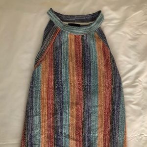 Colorful striped tank top
